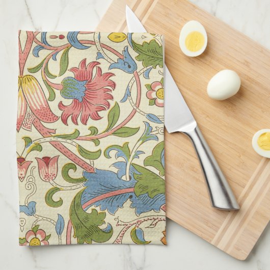 William Morris Loddon Blossom Floral Patterns Theedoek (Quarter Fold)