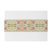 William Morris Loddon Blossom Floral Patterns Uitnodigingen Wikkel (Achterkant Voorbeeld)