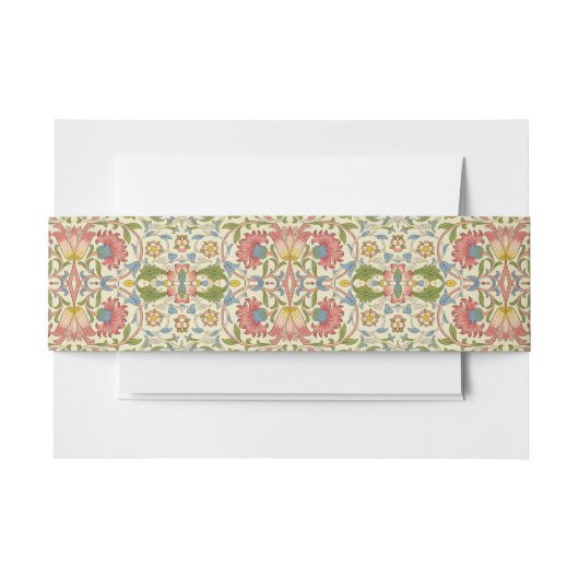 William Morris Loddon Blossom Floral Patterns Uitnodigingen Wikkel (Voorkant Voorbeeld)