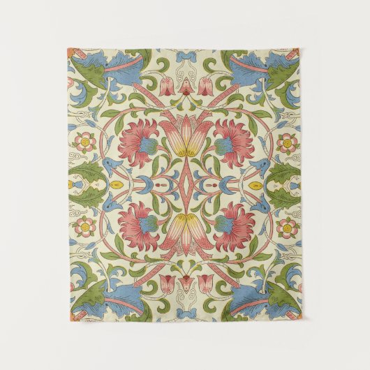 William Morris Loddon Blossom Floral Patterns Wandkleed (Voorkant)