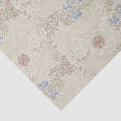 William Morris Lt Blue & Rust Larkspur Patroon Tissuepapier (Detail)