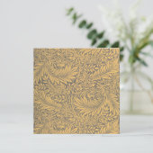William Morris luckspur note card (Staand voorkant)