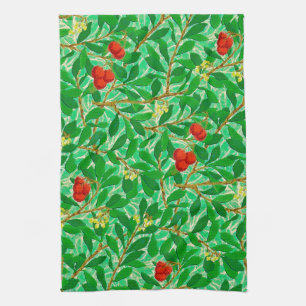 William Morris Lychee Tree Pattern, Light Green Theedoek