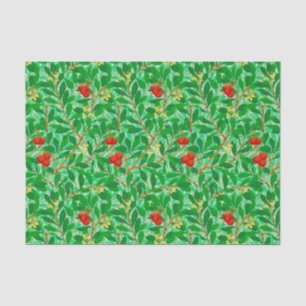 William Morris Lychee Tree Pattern, Light Green Tissuepapier