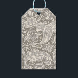 William Morris Maagdenpalm Bloem Bloemrijke Bot Cadeaulabel<br><div class="desc">Dit elegante,  oude wereld rijke bloem kunst ontwerp is het William Morris Bachelor's Button patroon,  een klassiek behangontwerp uit 1892 gemaakt door William Morris voor zijn lijn van Engels bloemenbehang.</div>