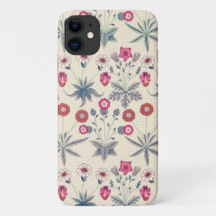 William Morris Madeliefje Bloemmotief Rood Oranje Case-Mate iPhone Case