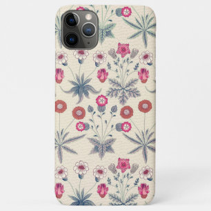 William Morris Madeliefjes Bloemmotief Rood Oranje Case-Mate iPhone Case