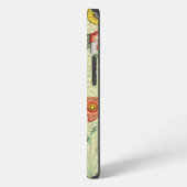 William Morris Madeliefjes Bloempatroon Behang iPhone Hoesje (Linkerkant)