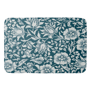 William Morris Mallow Bloem Vintage Ontwerp Badmat