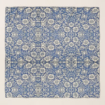 William Morris Mallow Bloemen Bloemen Bloemen Blau