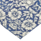 William Morris Mallow Bloemen Bloemen Bloemen Blau Tafelkleed (Gekanteld)