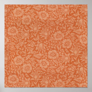 William Morris Mallow Bloemig Behangontwerp Poster