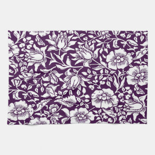 William Morris Mallow Bloemrijke Vintage Ontwerp Theedoek