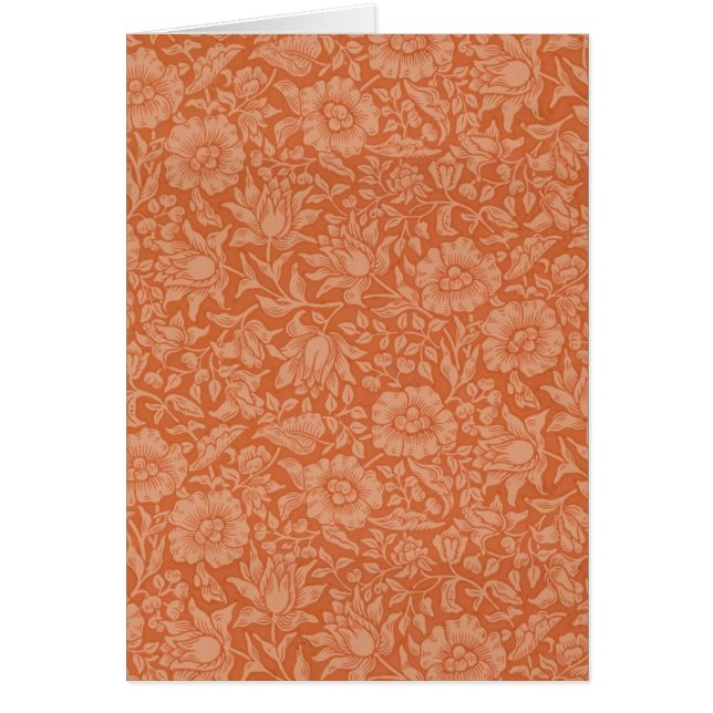 William Morris Mallow Floral Wallpaper Design (Voorkant)