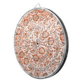 William Morris Mallow Floral Wallpaper Design Dartbord (Voorkant Rechts)