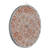 William Morris Mallow Floral Wallpaper Design Dartbord (Voorkant Links)