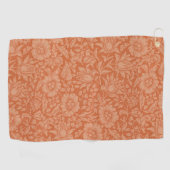 William Morris Mallow Floral Wallpaper Design Golfhanddoek (Horizontaal)