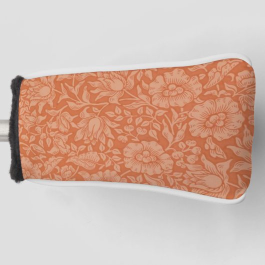 William Morris Mallow Floral Wallpaper Design Golfheadcover (Voorkant)