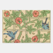 William Morris Mallow Floral Wallpaper Design Inpakpapier Vel (Voorkant 2)