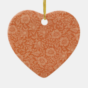 William Morris Mallow Floral Wallpaper Design Keramisch Ornament