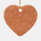 William Morris Mallow Floral Wallpaper Design Keramisch Ornament (Achterkant)