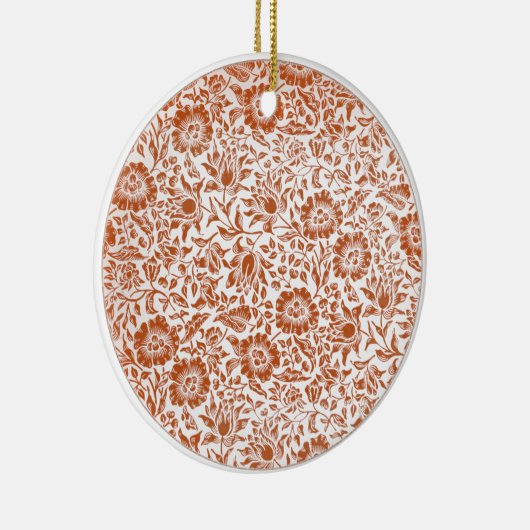 William Morris Mallow Floral Wallpaper Design Keramisch Ornament (Rechts)