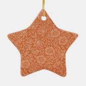 William Morris Mallow Floral Wallpaper Design Keramisch Ornament (Achterkant)