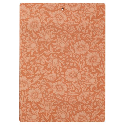 William Morris Mallow Floral Wallpaper Design Klembord (Achterkant)