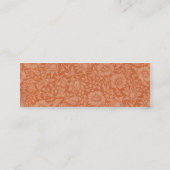 William Morris Mallow Floral Wallpaper Design Mini Visitekaartje (Achterkant)