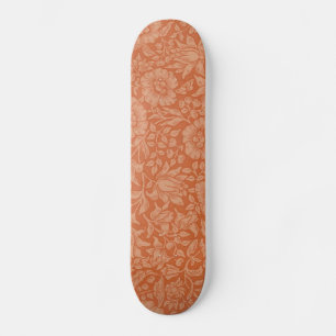 William Morris Mallow Floral Wallpaper Design Persoonlijk Skateboard