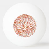 William Morris Mallow Floral Wallpaper Design Pingpongbal (Achterkant)