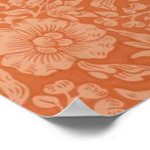 William Morris Mallow Floral Wallpaper Design Poster (Hoek)