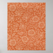 William Morris Mallow Floral Wallpaper Design Poster (Voorkant)