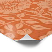 William Morris Mallow Floral Wallpaper Design Poster (Hoek)