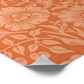 William Morris Mallow Floral Wallpaper Design Poster (Hoek)