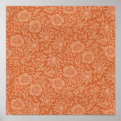 William Morris Mallow Floral Wallpaper Design Poster (Voorkant)
