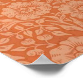 William Morris Mallow Floral Wallpaper Design Poster (Hoek)