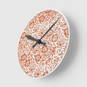 William Morris Mallow Floral Wallpaper Design Ronde Klok (Hoek)