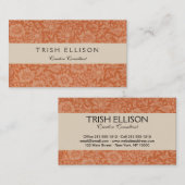 William Morris Mallow Floral Wallpaper Design Visitekaartje (Voorkant / Achterkant)