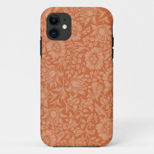 William Morris Mallow Patroon: Terracotta Bloemen Case-Mate iPhone Case