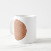 William Morris Mallow Patroon: Terracotta Bloemen Koffiemok (Voorkant links)