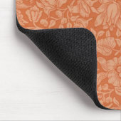 William Morris Mallow Patroon: Terracotta Bloemen Muismat (Hoek)