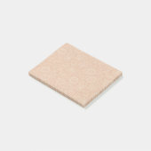 William Morris Mallow Patroon: Terracotta Bloemen Post-it® Notes (Schuin)
