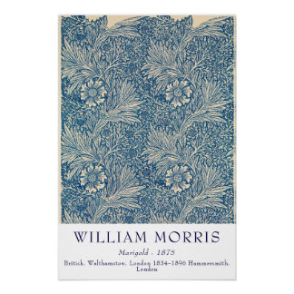 William Morris Marigold 1875 Vintage Botanische Ku Perfect Poster