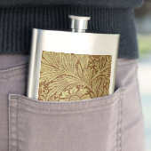 William Morris Marigold Antiek Bloemmotief Heupfles (Voorbeeld)