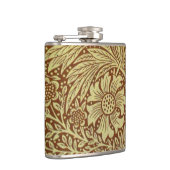 William Morris Marigold Antiek Bloemmotief Heupfles (Rechts)