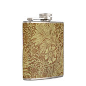 William Morris Marigold Antiek Bloemmotief Heupfles (Rechts)