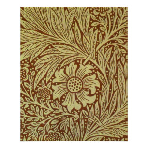 William Morris Marigold Antiek Bloemmotief Perfect Poster