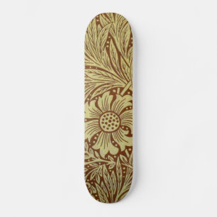 William Morris Marigold Antiek Bloemmotief Skateboard