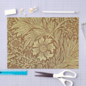 William Morris Marigold Antiek Bloemmotief Tissuepapier (Craft)